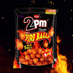 2 PM Fireballs - Spicy & Crunchy Nepali Snack Dhaka Topi USA