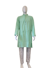 Men’s Chikankari Kurta Set | Elegant Traditional Wear Dhaka Topi USA