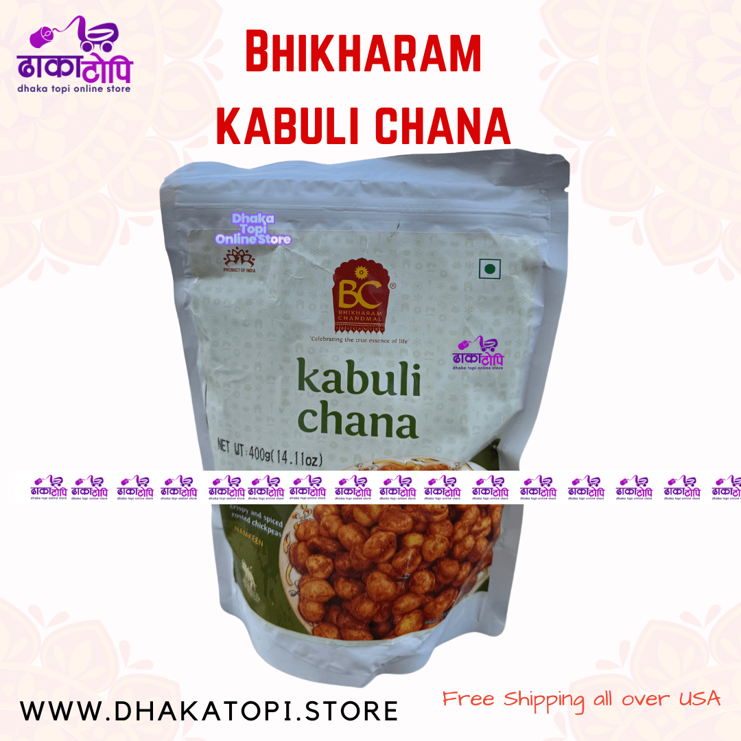 Bhikharam Kabuli Chana – Roasted Chickpea Snack Dhaka Topi USA