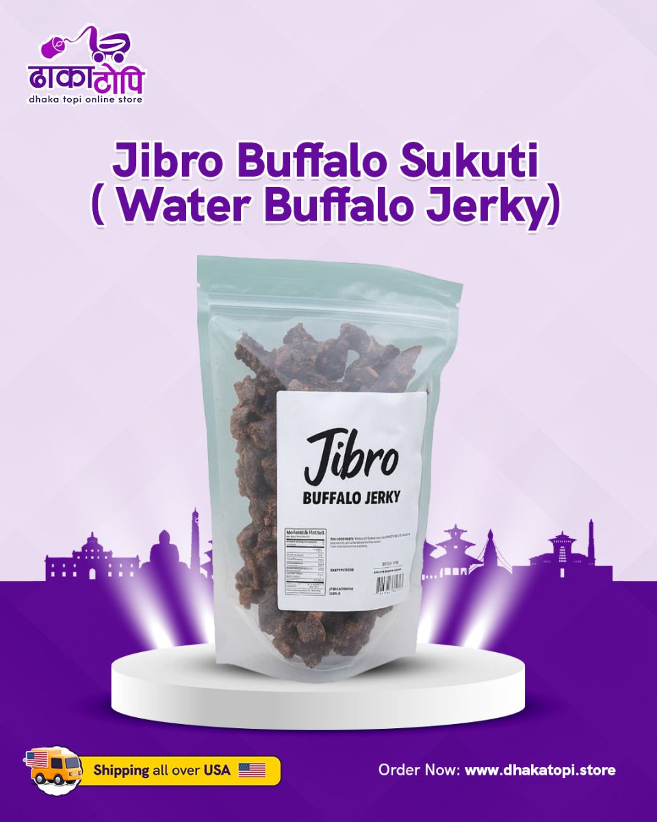Buff Sukuti | Buffalo Jerky - Best Seller Dhaka Topi USA