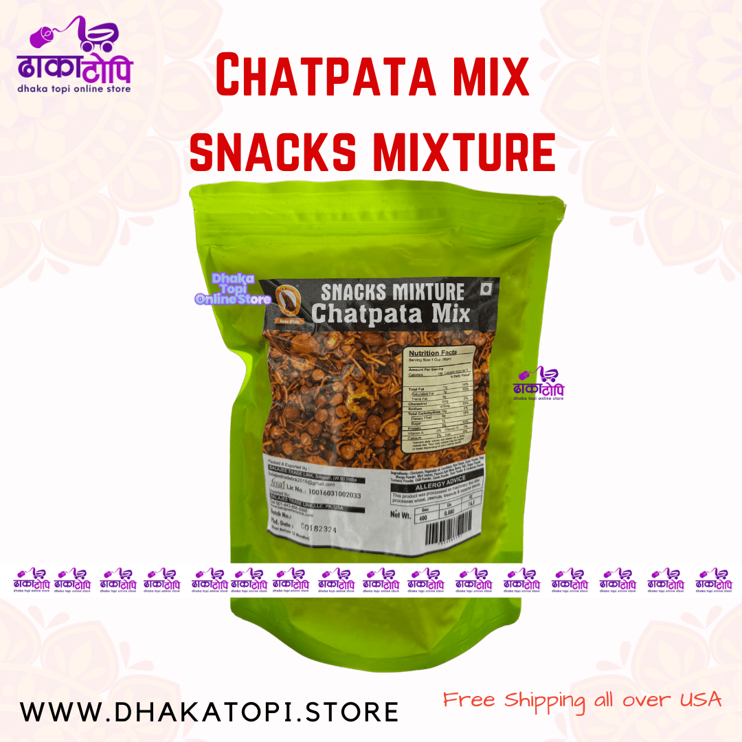 Chatpata Mix – Spicy & Tangy Nepali Snack Mixture 🍋 Dhaka Topi USA