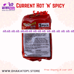 Current Hot & Spicy Pepper Noodles | 5 Pack Deal Dhaka Topi USA