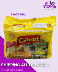 Current Instant Noodles – 5 Pack Deal | Nepali Chicken Flavor Noodles Dhaka Topi USA