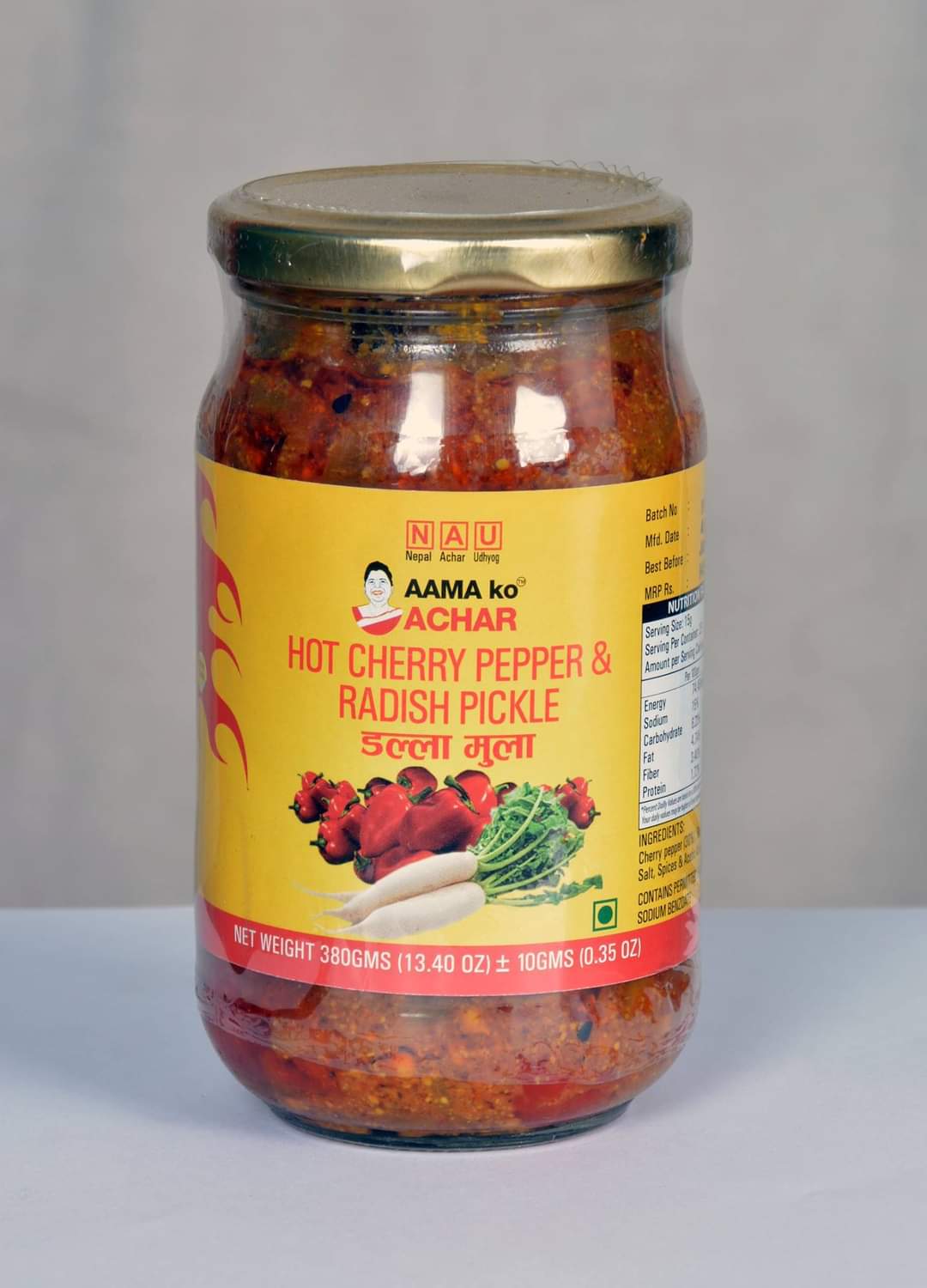 Dalla Mula (Hot Cherry Pepper & Radish Pickle) Dhaka Topi USA
