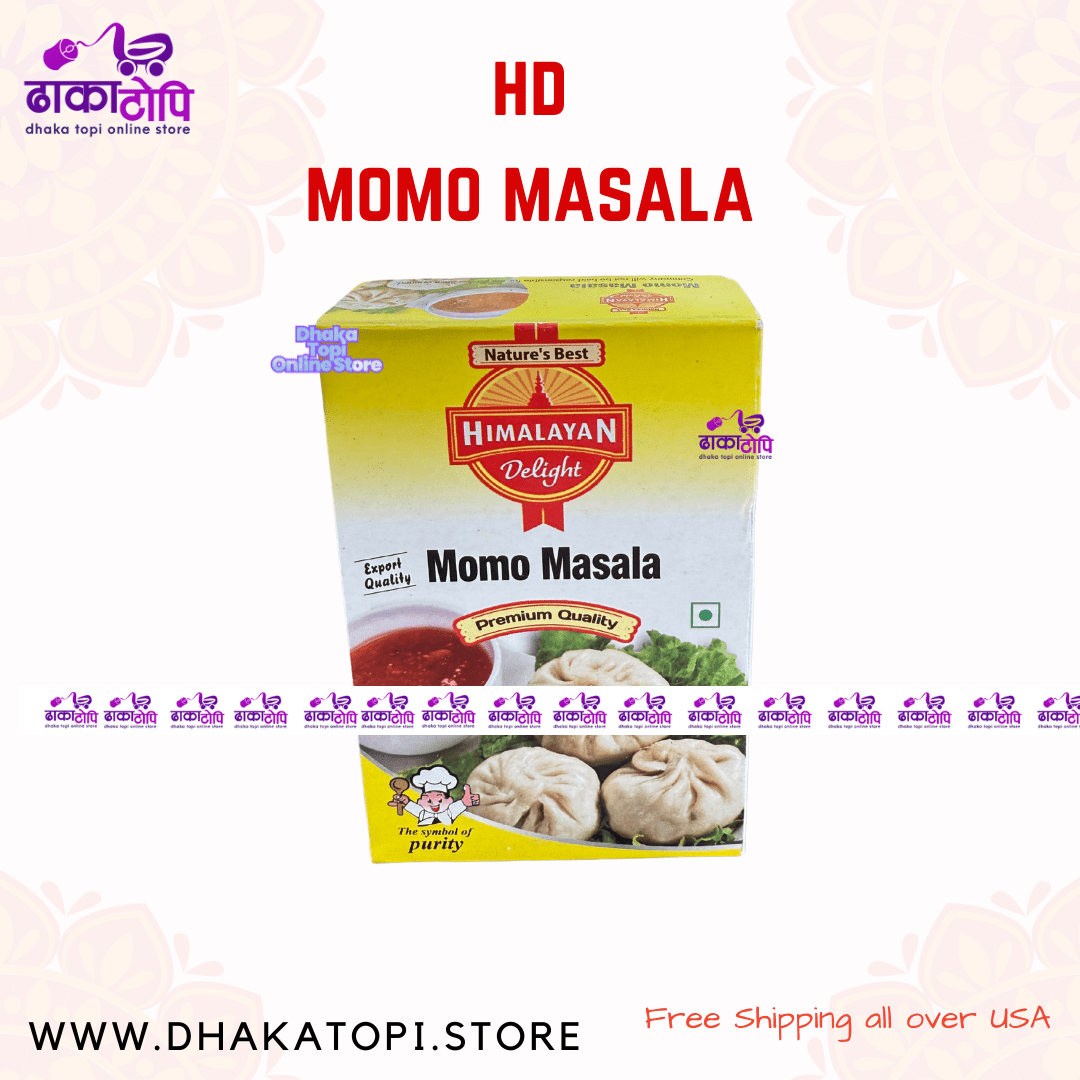 🥟 Himalayan Delight Mo:Mo Masala – 50g (Authentic Dumpling Spice Blend) Dhaka Topi USA