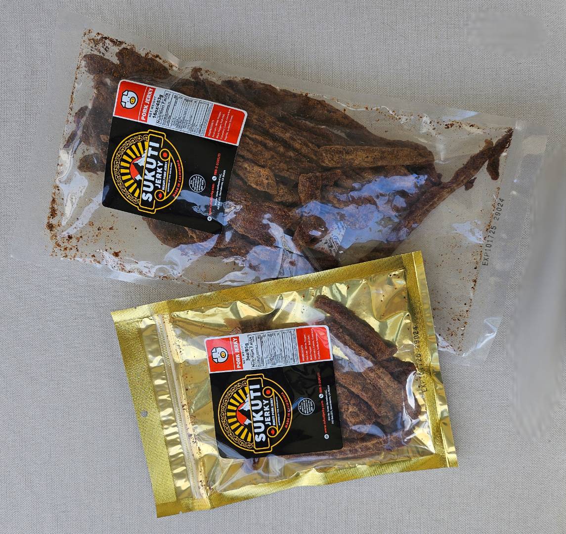 Jerky - Sukuti | - Nepali Taste - 2 Pack Deal Dhaka Topi USA