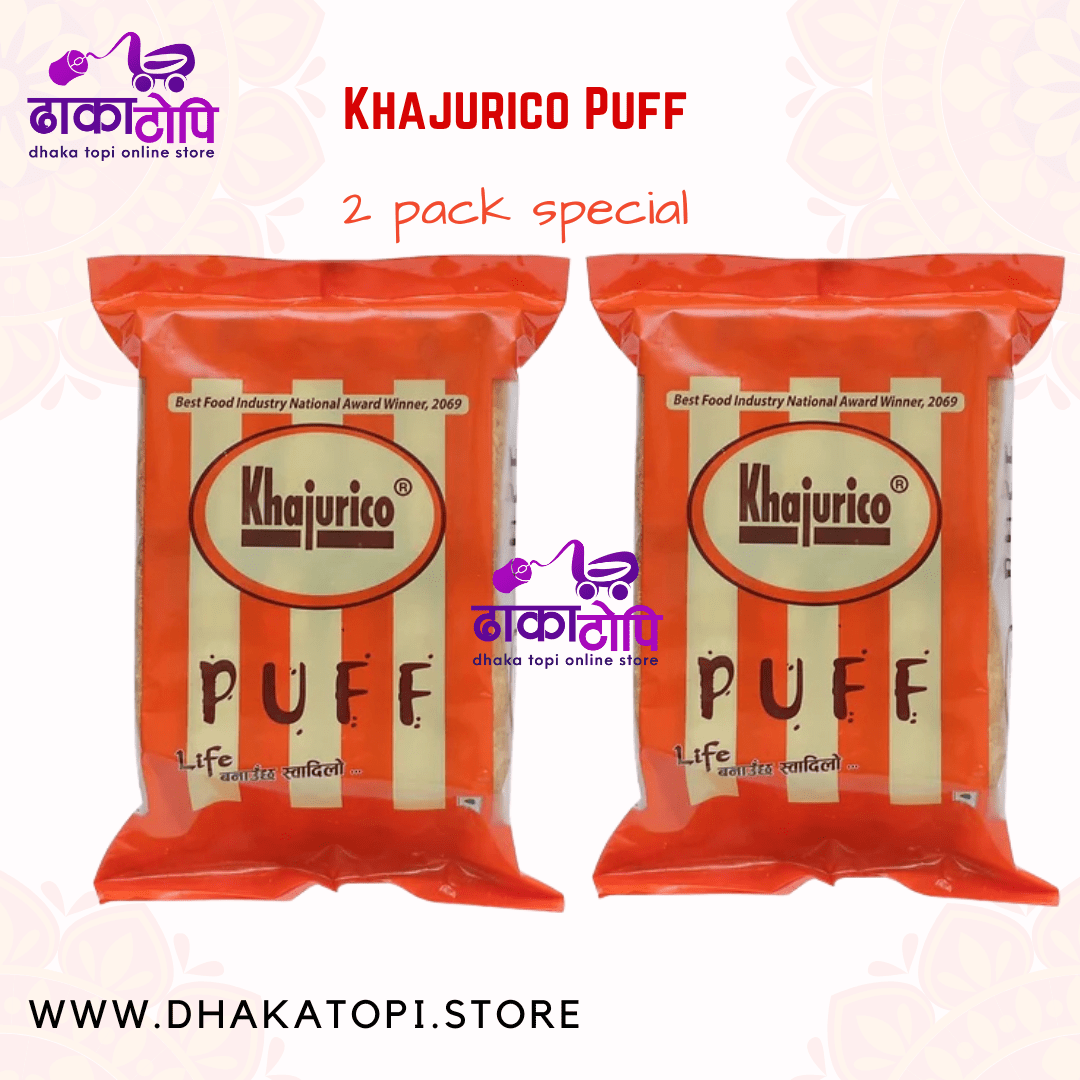 Khajurico Puff - 2 Pack Dhaka Topi USA