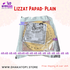 Lijjat Papad – Authentic Indian Lentil Crisps (Urad Papad) Dhaka Topi USA