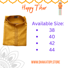 Men's Kurti | High Quality Dhaka Topi USA