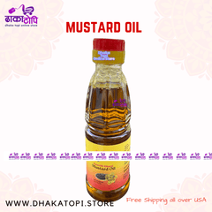Mustard Oil - Kacchi Ghani (Cold - Pressed) Dhaka Topi USA