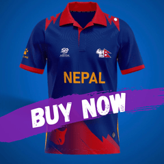 Nepal Team Official - ICC Men's T20 World Cup Jersey 2024 Dhaka Topi USA