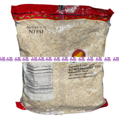 Nepali Seto Chiura | White Beaten Rice Dhaka Topi USA