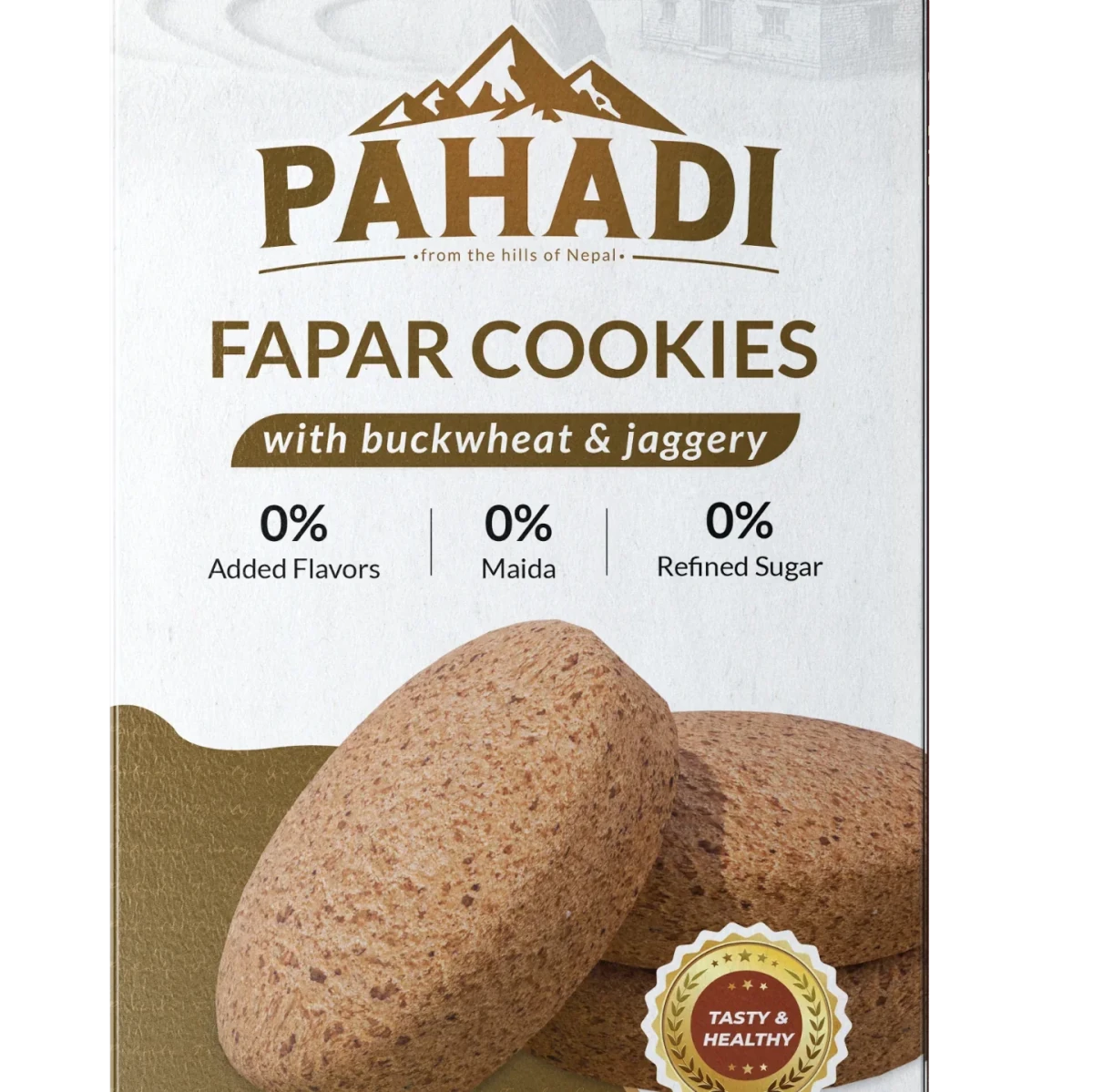 Pahadi Fapar (Buckwheat) Cookies 150g – With Buckwheat & Jaggery Dhaka Topi USA
