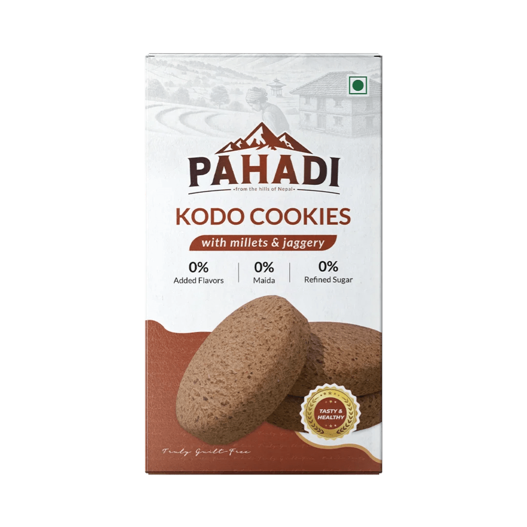 Pahadi Kodo (Millet) Cookies 150g – With Millets & Jaggery Dhaka Topi USA
