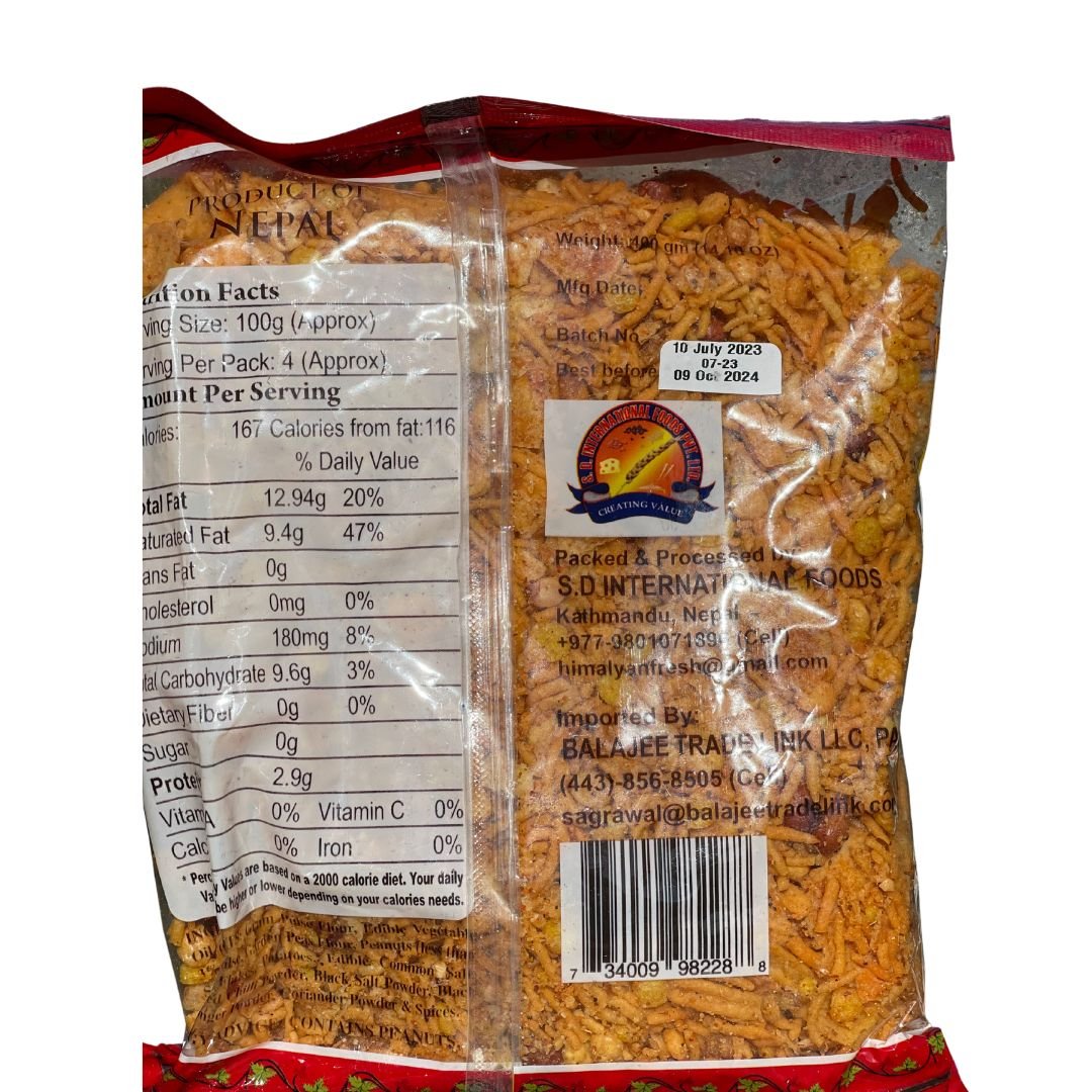 Rato Bhale Piro Dalmoth – Spicy Nepali Snack Mix Dhaka Topi USA