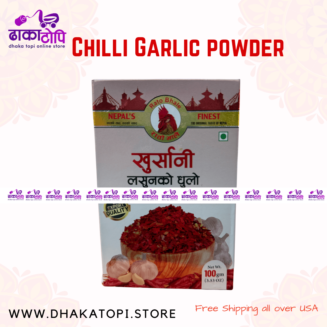 Rato Bhale Masala Combo – 8 Essential Nepali Spice Blends Dhaka Topi USA