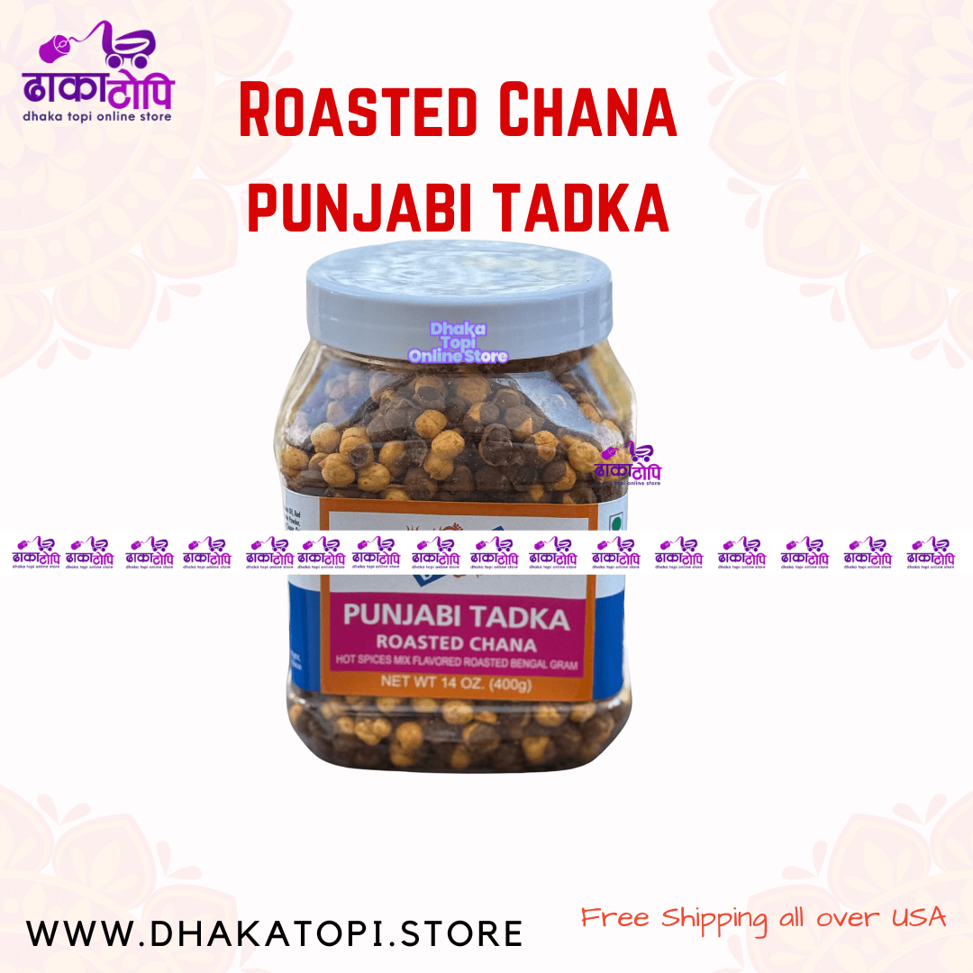 Roasted Chana – Punjabi Tadka Flavor 🧄🌶️ Dhaka Topi USA