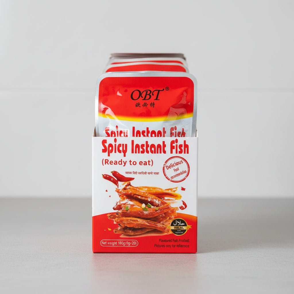 Spicy Instant Fish (Ready to Eat) β 180g (20 Packs) Dhaka Topi USA
