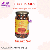 Timur ko Chop ( Red Chilli and Szechuan Pickle) Nepali Pickle Dhaka Topi USA