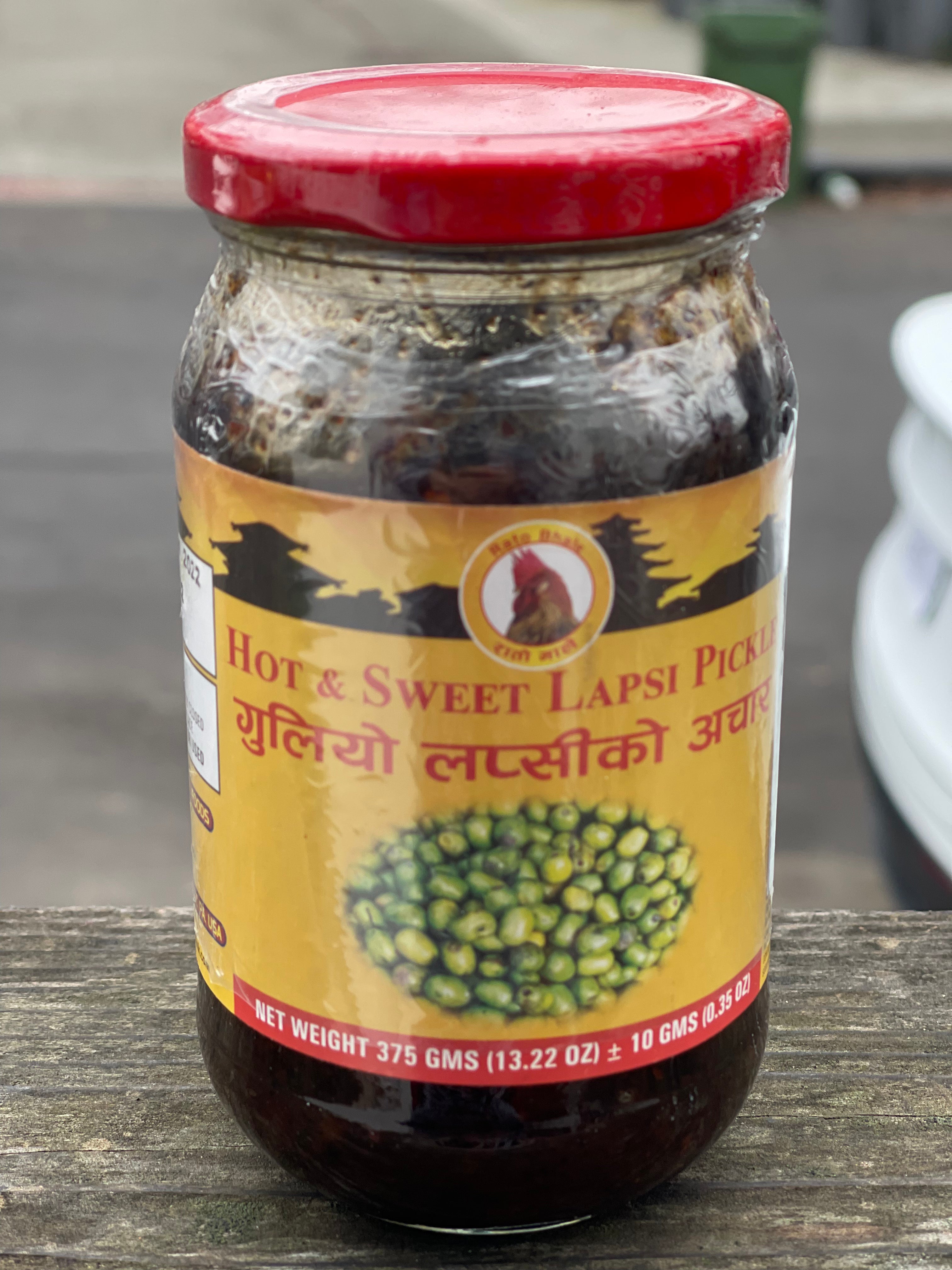 Hot & Sweet Lapsi Pickle | Guliyo Lapsi ko Achar Dhaka Topi USA