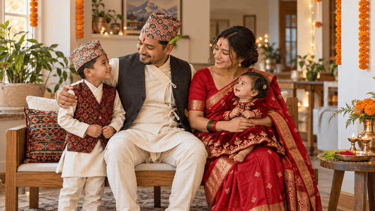 What to Wear for Dashain & Tihar: Nepali Clothes & Traditions USA - Dhaka Topi USA