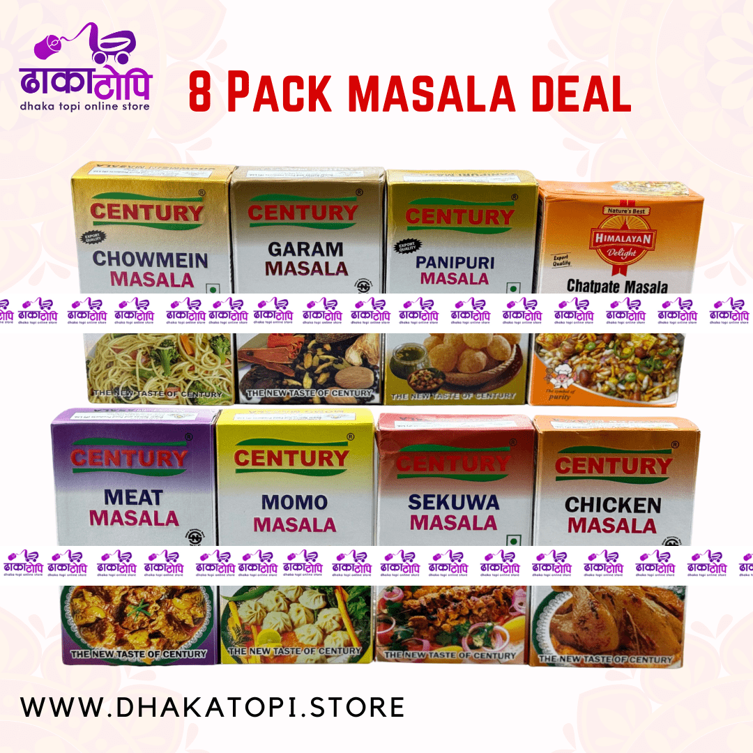 8 Pack Masala Combo Deal - Household Essentials Dhaka Topi USA