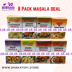 8 Pack Masala Combo Deal - Household Essentials Dhaka Topi USA