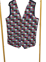 Nepali Dhaka Vest- Men's Waistcoat