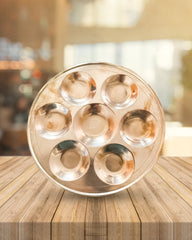 Bhai Tika Plate - Tama | Nepali Copper Plate for Tihar Dhaka Topi USA