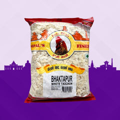 Bhaktapur Seto Taichin Chiura – Special White Beaten Rice | Rato Bhale Dhaka Topi USA