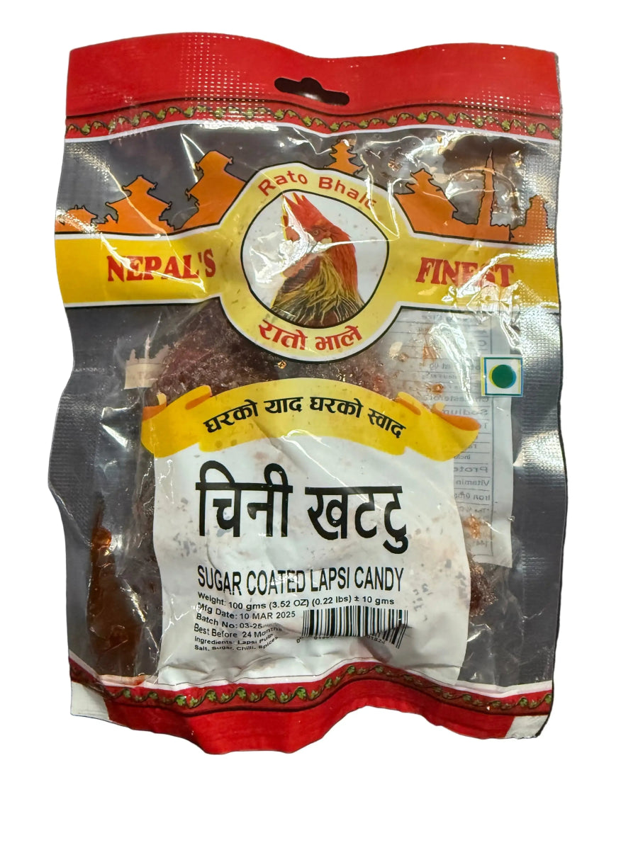 Chini Khattu - Sugar Coated Lapsi Candy Dhaka Topi USA