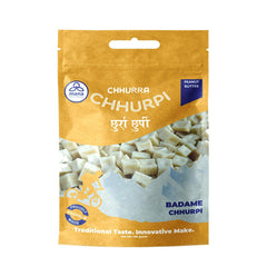 Churra Chhurpi - Peanut Butter Flavor - 100g (Nepali Dried Cheese Snack) Dhaka Topi USA