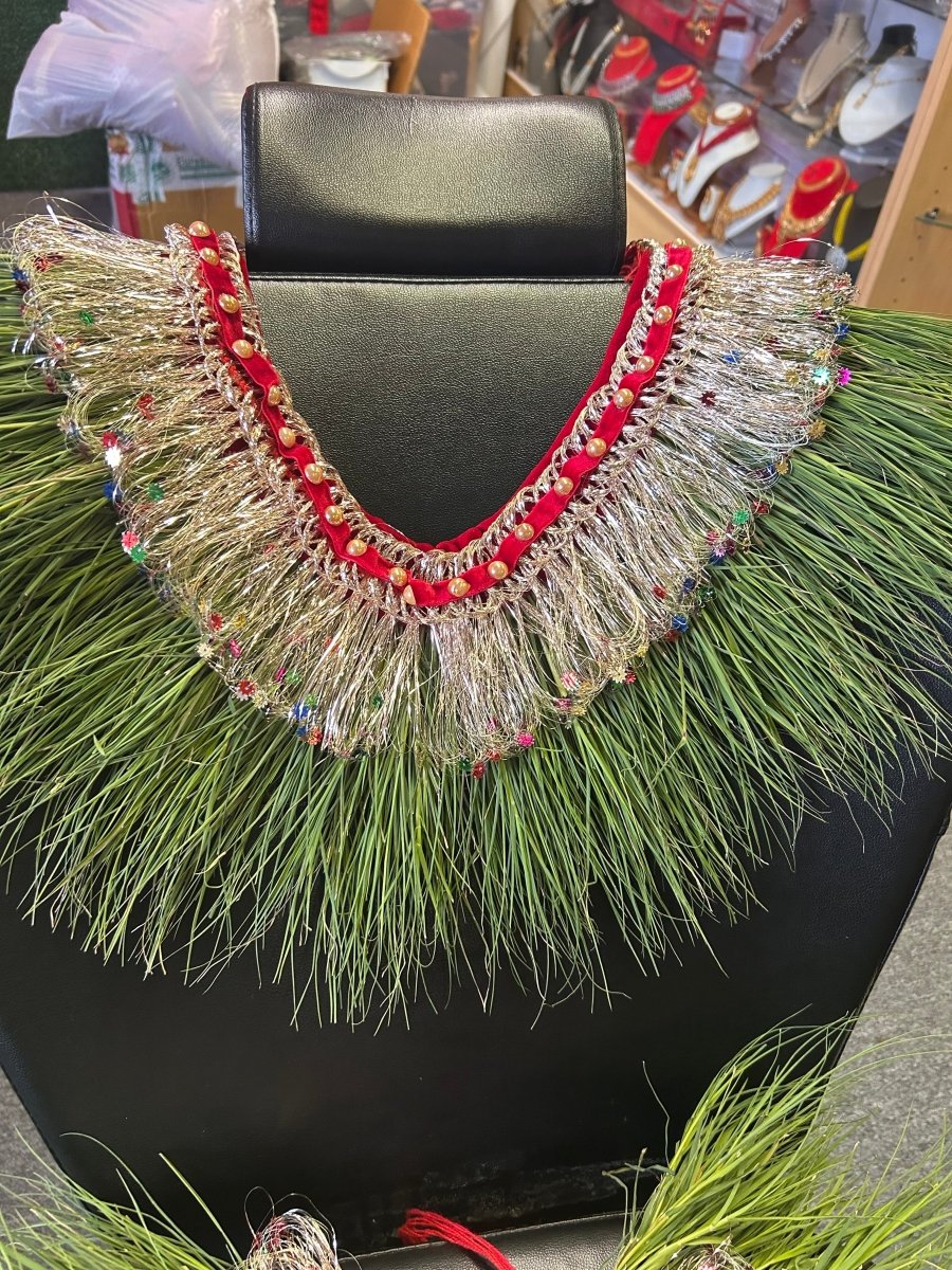 Dubo ko Mala - दुबोको माला - Nepali Grass Garland Dhaka Topi USA