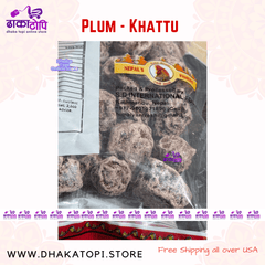 Lapsi Khattu ( Plum Khattu) Dhaka Topi USA