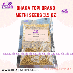 Methi Seeds (Fenugreek) 100gm Dhaka Topi USA
