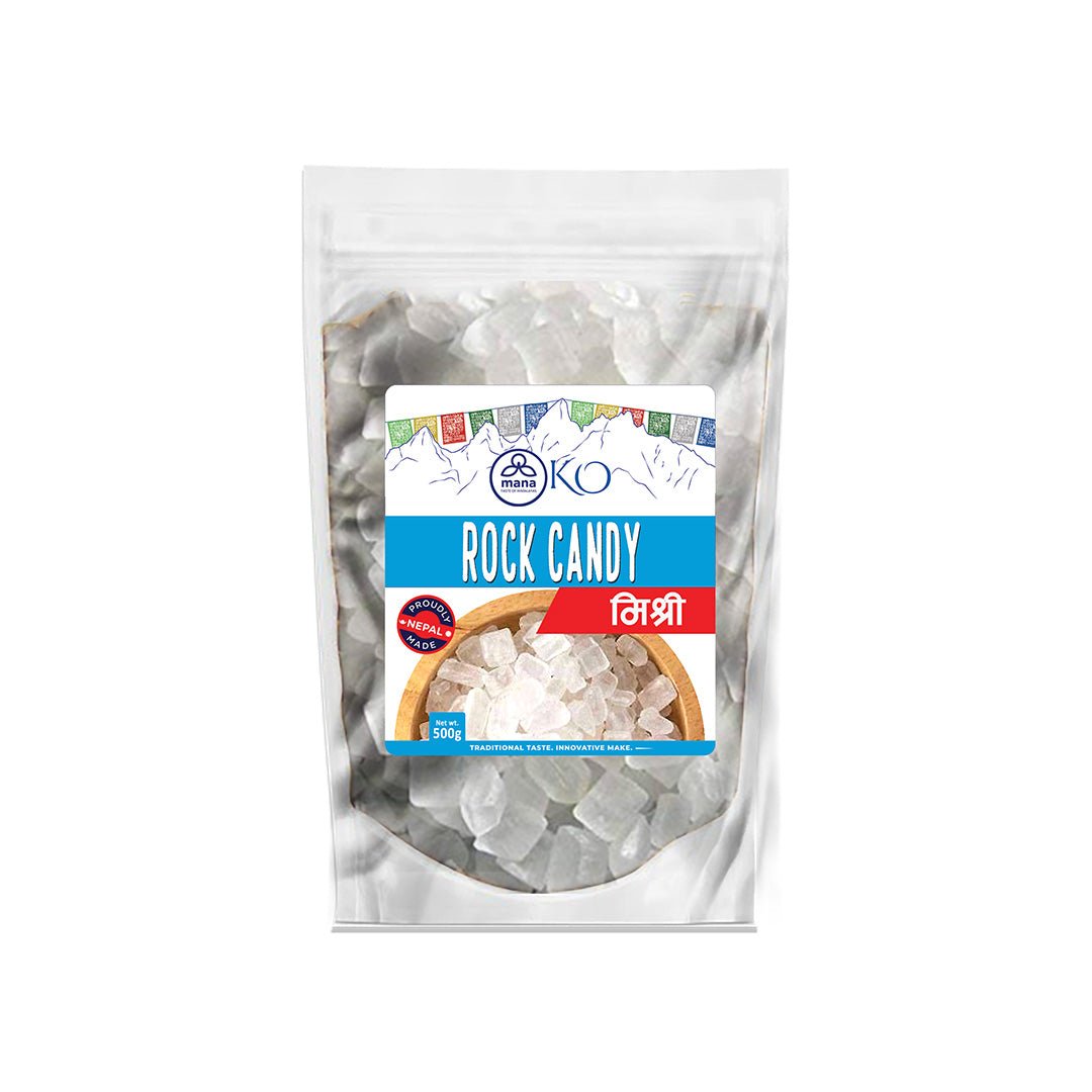 Misiri Rock Candy 500g – Traditional Nepali Crystal Sugar Dhaka Topi USA
