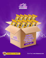 Nebico Coconut Crunchies Biscuits 20 Pack Dhaka Topi USA