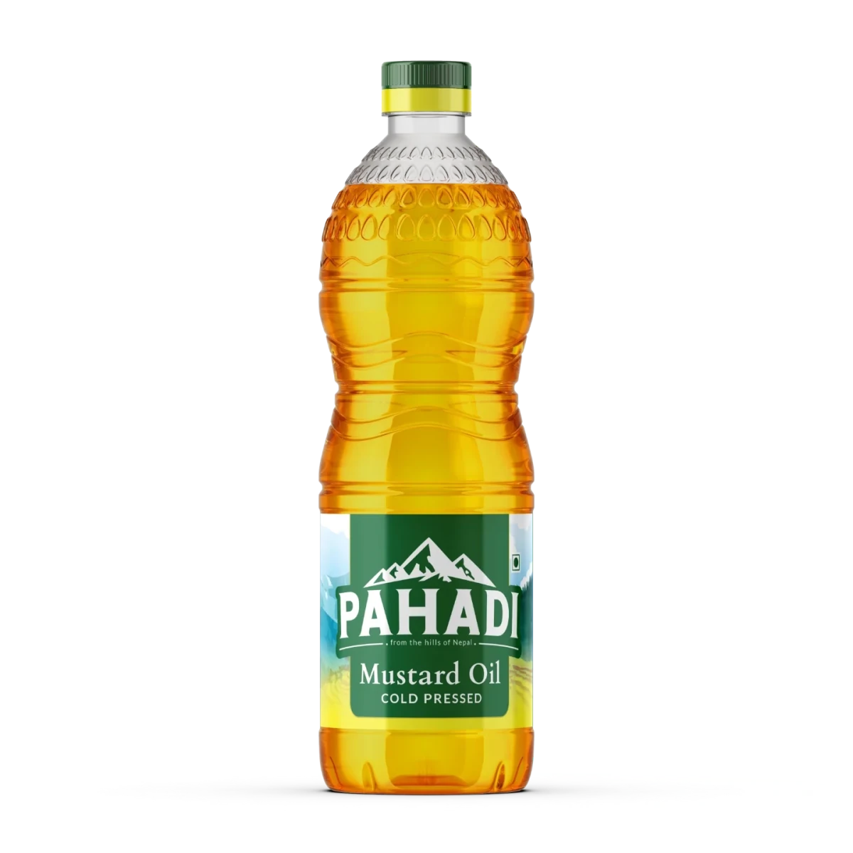 Pahadi Mustard Oil 1000 ml - Bhuteko Tel , Cold Pressed Dhaka Topi USA