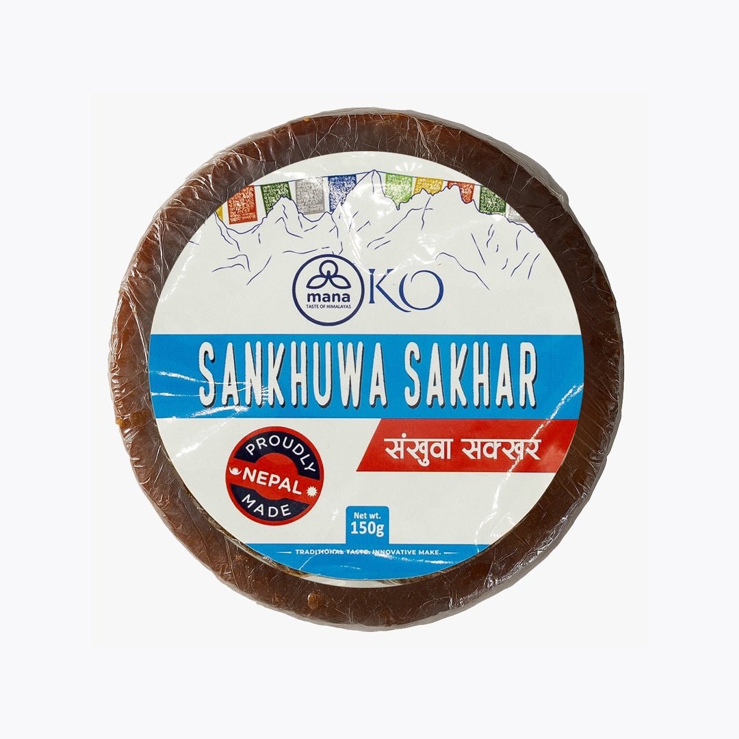 Sankhuwa Sakhar 150g – Traditional Nepali Jaggery Dhaka Topi USA