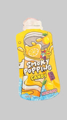 Smoky Popping Candy Lemon Flavor – Fizzy Candy with Straw | 7g x 30 Packs Dhaka Topi USA