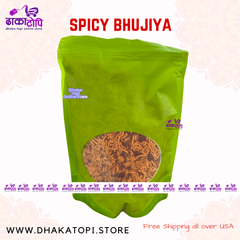 Spicy Bhujiya - Piro Crispy & Fiery Nepali Snack Dhaka Topi USA