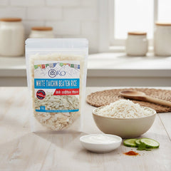 White Taichin Chiura (Seto Taichin Beaten Rice) Dhaka Topi USA