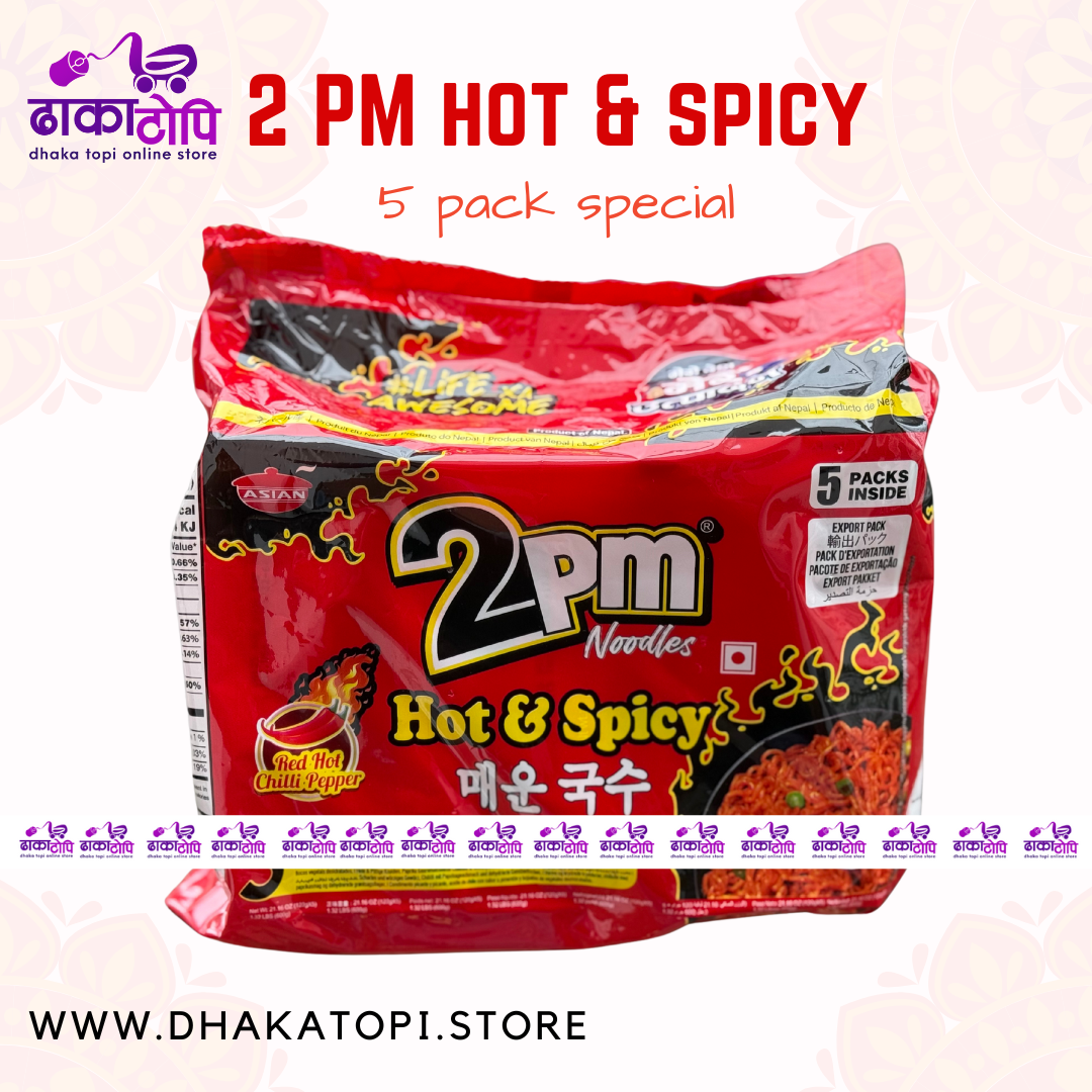 2 PM Hot & Chilli Pepper Noodles – Spicy Nepali Instant Delight